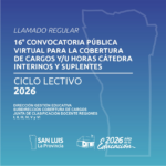 Publicaron la 16ª convocatoria para la cobertura de cargos docentes y horas cátedra 2026