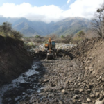 Avanzan las tareas de reencauzamiento en el arroyo Damiana Vega
